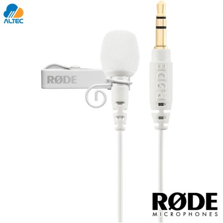 Rode LAVALIER GO BLANCO - microfono de solapa profesional