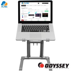 Odyssey LSTAND360MACSIL - soporte o stand para laptop plegable - gris plata apple