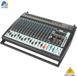 Behringer PMP6000 - mezcladora amplificada 1600w, 20 canales, efectos