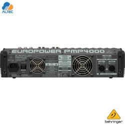 Behringer PMP4000 - mezcladora amplificada 1600w, 16 canales, efectos