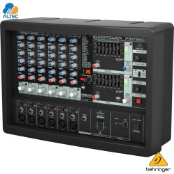 Behringer PMP560M - mezcladora amplificada 500w, 6 canales, efectos