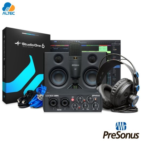 Presonus AUDIOBOX USB 96 25TH ULTIMATE BUNDLE - kit de grabación y podcasting