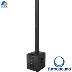 Turbosound IP2000 V2 - 1000W, parlante PA de 12 pulgadas, mezclador 3 canales, bluetooth
