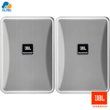 JBL CONTROL 23-1-WH - 3p parlantes ambientales para interiores, exteriores (par)