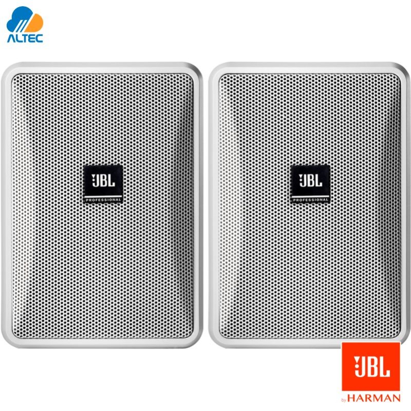 JBL CONTROL 23-1L-WH - 3p 8ohm parlantes pasivos para interiores y exteriores (par)