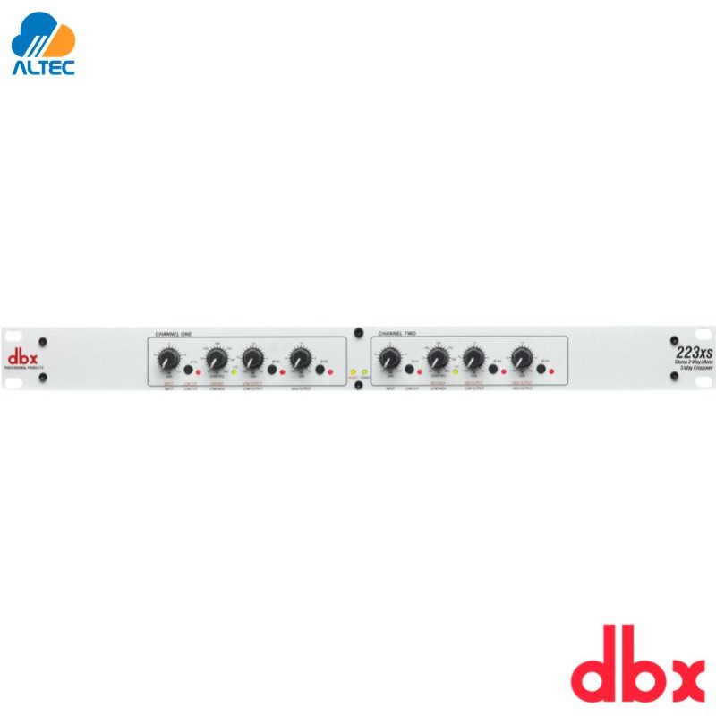 DBX 223XS - crossover estéreo con conectores XLR