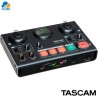 Tascam US-42B - estudio de producción de podcast