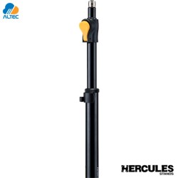 Hercules MS631B PLUS, trípode con brazo y clip de micrófono y ajuste de altura ez grip