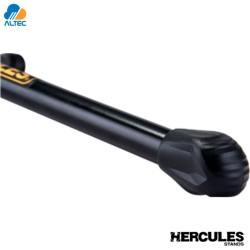 Hercules MS631B PLUS, trípode con brazo y clip de micrófono y ajuste de altura ez grip