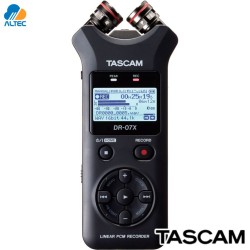 Tascam DR-07X - Grabadora digital de audio estéreo, portátil e interfaz de audio USB