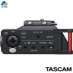 Tascam DR-70D - grabadora PCM de 4 pistas para la producción de vídeo DSLR