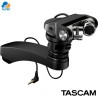 Tascam TM-2X - micrófono condensador estéreo para cámaras dslr con soporte de zapata