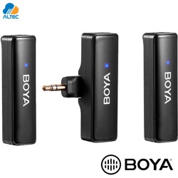 Boya BOYALINK - sistema dual de micrófono inalámbrico para cámaras y smartphones