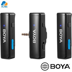 Boya BOYALINK - sistema dual de micrófono inalámbrico para cámaras y smartphones