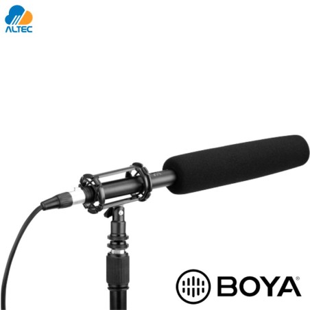 Boya BY-BM6060L - micrófono shotgun de condensador super cardioide