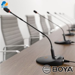 Boya BY-GM18C - micrófono cardioide de cuello de GANSO de sobremesa