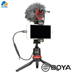 Boya BY-K3 - adaptador de audio trrs (hembra) 3,5mm a lightning (macho)