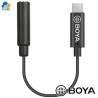 Boya BY-K4 - adaptador de audio trs (hembra) a tipo c (macho) de 3,5mm