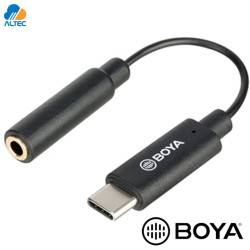 Boya BY-K4 - adaptador de audio trs (hembra) a tipo c (macho) de 3,5mm