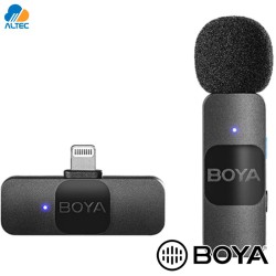 Boya BY-V1 - sistema de micrófono inalámbrico ultracompacto de 2,4 GHz