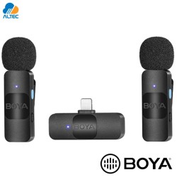 Boya BY-V2 - sistema de doble micrófono inalámbrico ultracompacto de 2,4 GHz