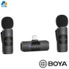 Boya BY-V2 - sistema de doble micrófono inalámbrico ultracompacto de 2,4 GHz