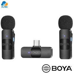 Boya BY-V20 - sistema de doble micrófono inalámbrico ultracompacto de 2,4 GHz