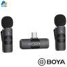 Boya BY-V20 - sistema de doble micrófono inalámbrico ultracompacto de 2,4 GHz