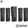 Boya BY-W4 - sistema de 4 micrófonos inalámbrico ultracompacto de 2,4 GHz