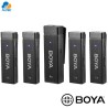 Boya BY-W4 - sistema de 4 micrófonos inalámbrico ultracompacto de 2,4 GHz