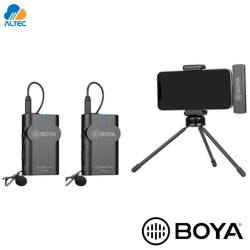 Boya BY-WM4 PRO-K4 - micrófono digital inalámbrico doble para dispositivos con conector lightning