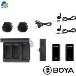 Boya BY-XM6-K4 - sistema de micrófono inalámbrico de doble canal
