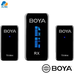 Boya BY-XM6-S2 MINI - sistema de 2 micrófonos inalámbricos ultracompactos de 2,4 GHz