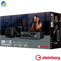 Steinberg UR22C RECORDING PACK - interfaz de audio 2x2 USB paquete de grabacion