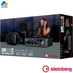 Steinberg UR22C Recording Pack – Studio completo USB-C