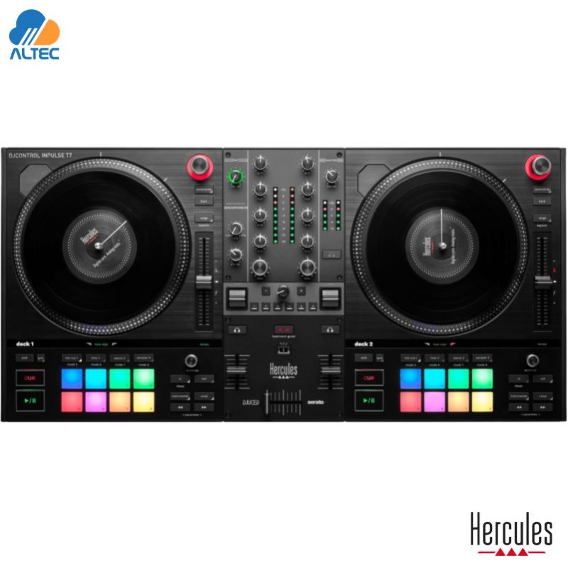 Hercules Inpulse T7 - Controlador DJ con platos motorizados