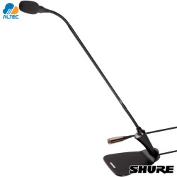 Shure CVG18D-B/C - micrófono de tipo flexo de 45,7 cm con base de sobremesa y previo en línea
