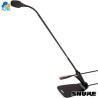 Shure CVG18DRS-B/C - micrófono cuello de ganso de 45,7 cm con base de sobremesa y previo en línea