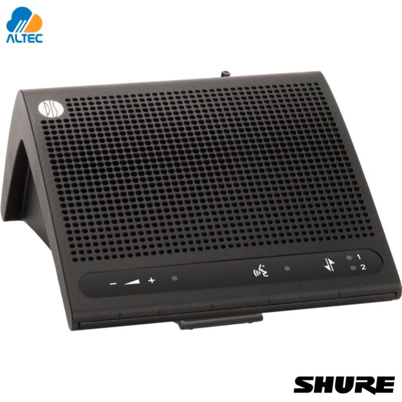 Shure DIS DC5980P - unidad de debate portátil para usarse con micrófonos cuellos de ganso