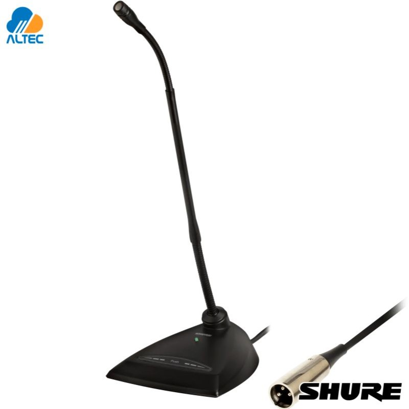 Shure MX412D/C - micrófono de cuello de ganso de condensador y con base
