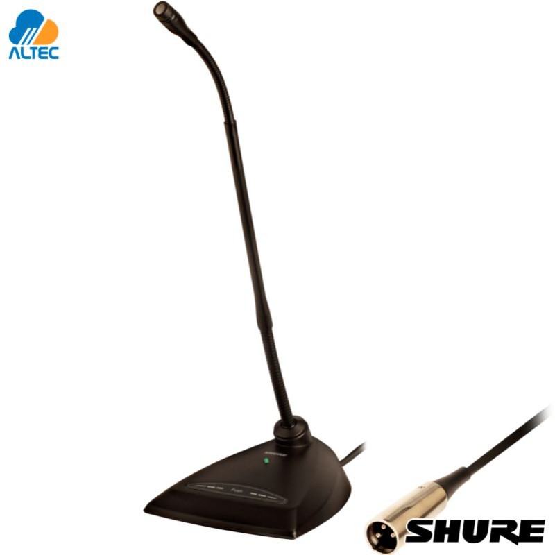 Shure MX418D/C - micrófono cuello de ganso cardioide con base