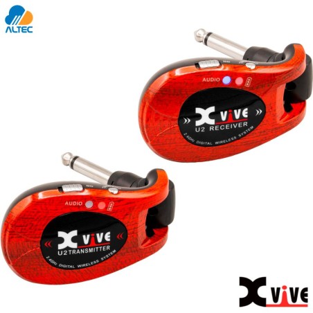 Xvive U2 REDWOOD - sistema inalámbrico para guitarra de 2.4GHZ