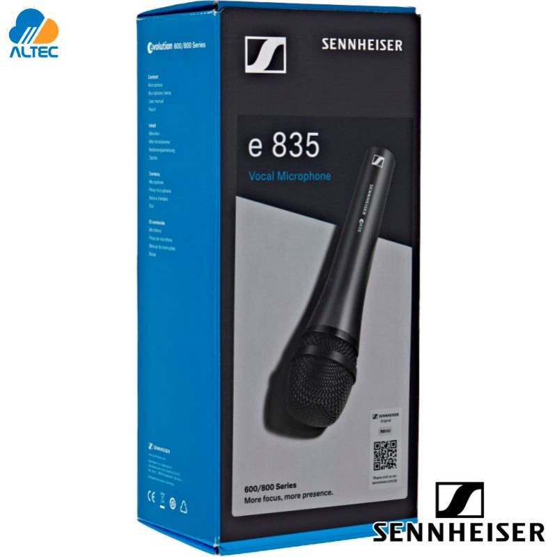 Sennheiser E835 - micrófono vocal dinámico cardioide