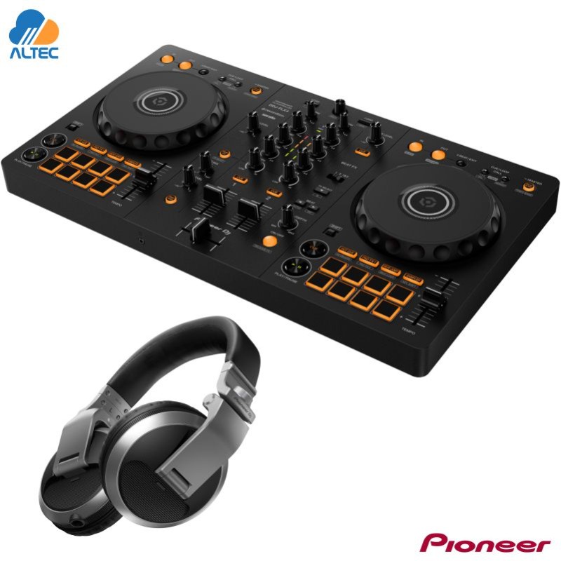 Combo PIONEER DDJ-FLX4 y Auriculares PIONEER HDJ-X5-S