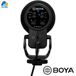 Boya BY-BM3051S - micrófono de escopeta estéreo y mono para cámaras de video