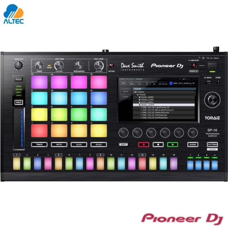 Pioneer TORAIZ SP-16 - sampler de 16 pistas para produccion