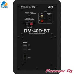 Pioneer DM-40D-BT Monitores Bluetooth para Estudio DJ