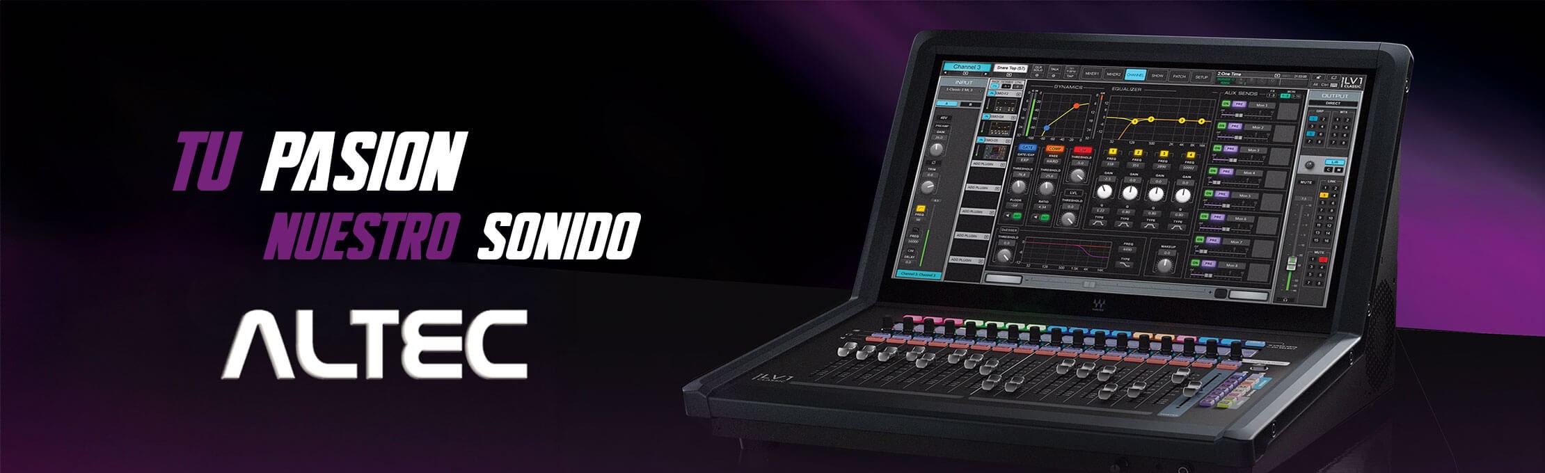 Control total del sonido en tus manos.
